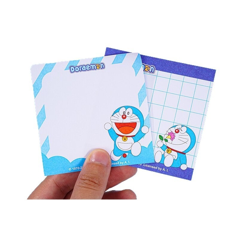 Stationery Office - 4 blocs-notes adhésifs Doraemon, fournitures scolaires