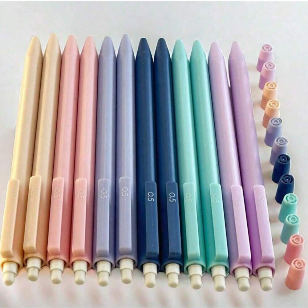 Highlighter Set Pastel - Ensemble de crayons mécaniques pastel mignons,