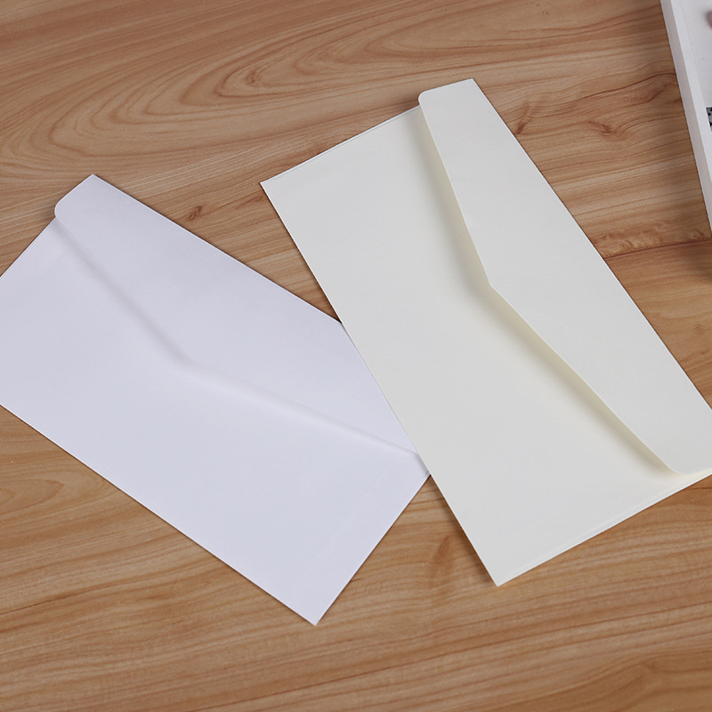 Letter Envelope Kraft - Enveloppes en papier classique blanc, noir,