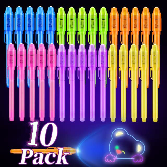 Highlighter Set Pastel - Stylo à encre Invisible, 10 pièces,
