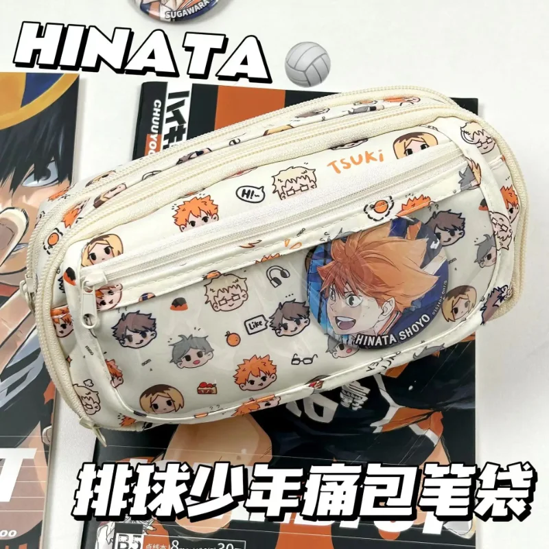 Stationery Office - Anime Haikyuu!! Pochette à crayons Kawaii,