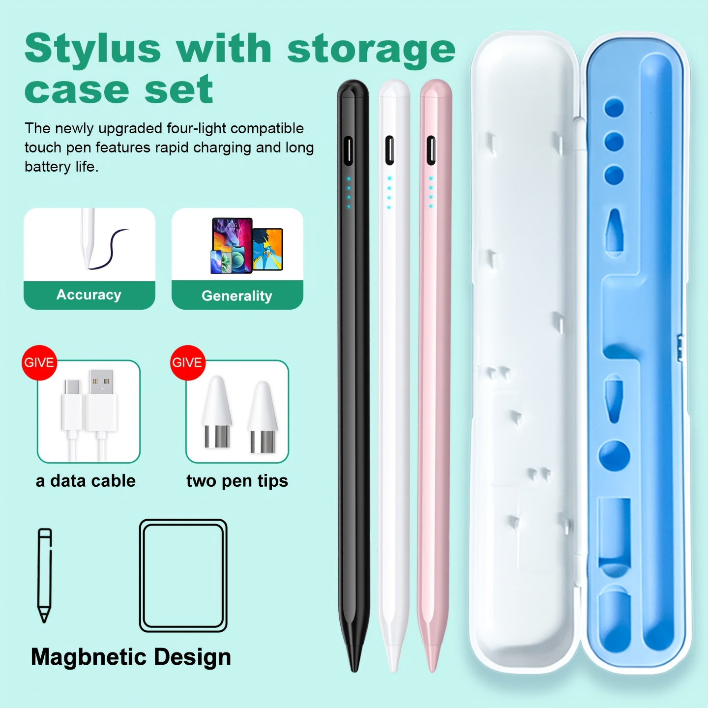 Sticky Note Cube - Stylet universel Android pour tablette Samsung