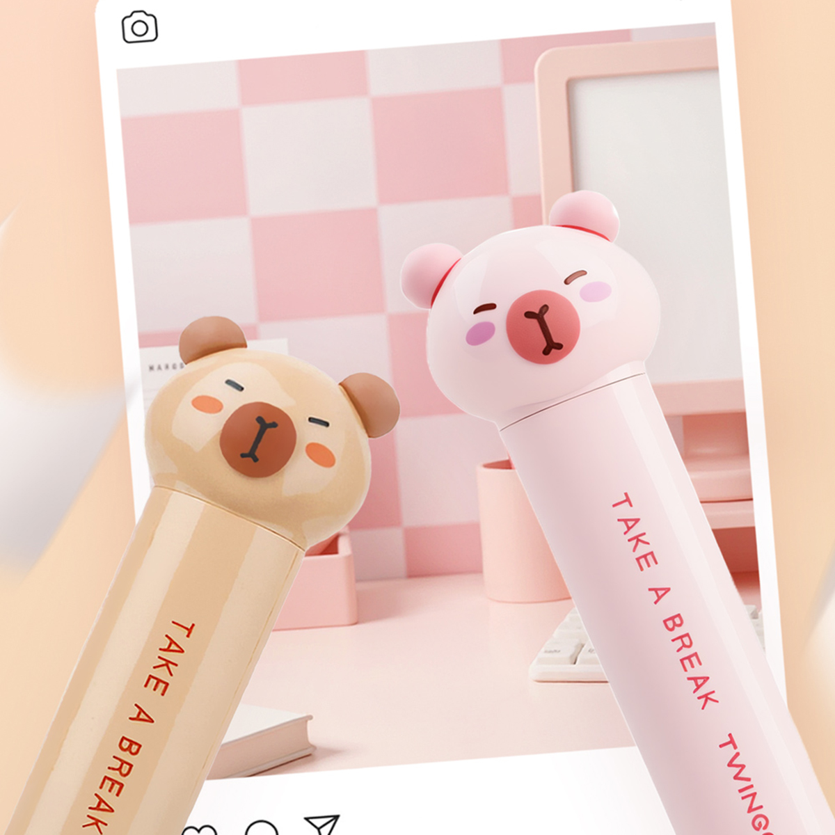 Ciseaux Capybara au design pli - Stationery Office avis et prix