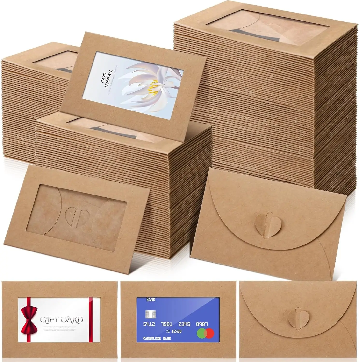 50 pcs/lot 10.5X7 cm enveloppe - Letter Envelope Kraft avis et prix