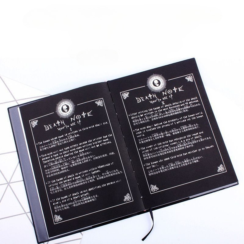 Carnet en cuir Anime Death Not - Stationery Supplier avis et prix
