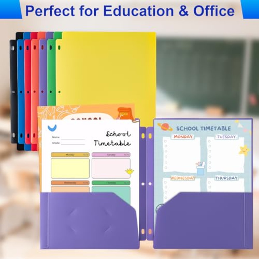 Lot de 7 classeurs perforés en - Binding Comb Plastic avis et prix