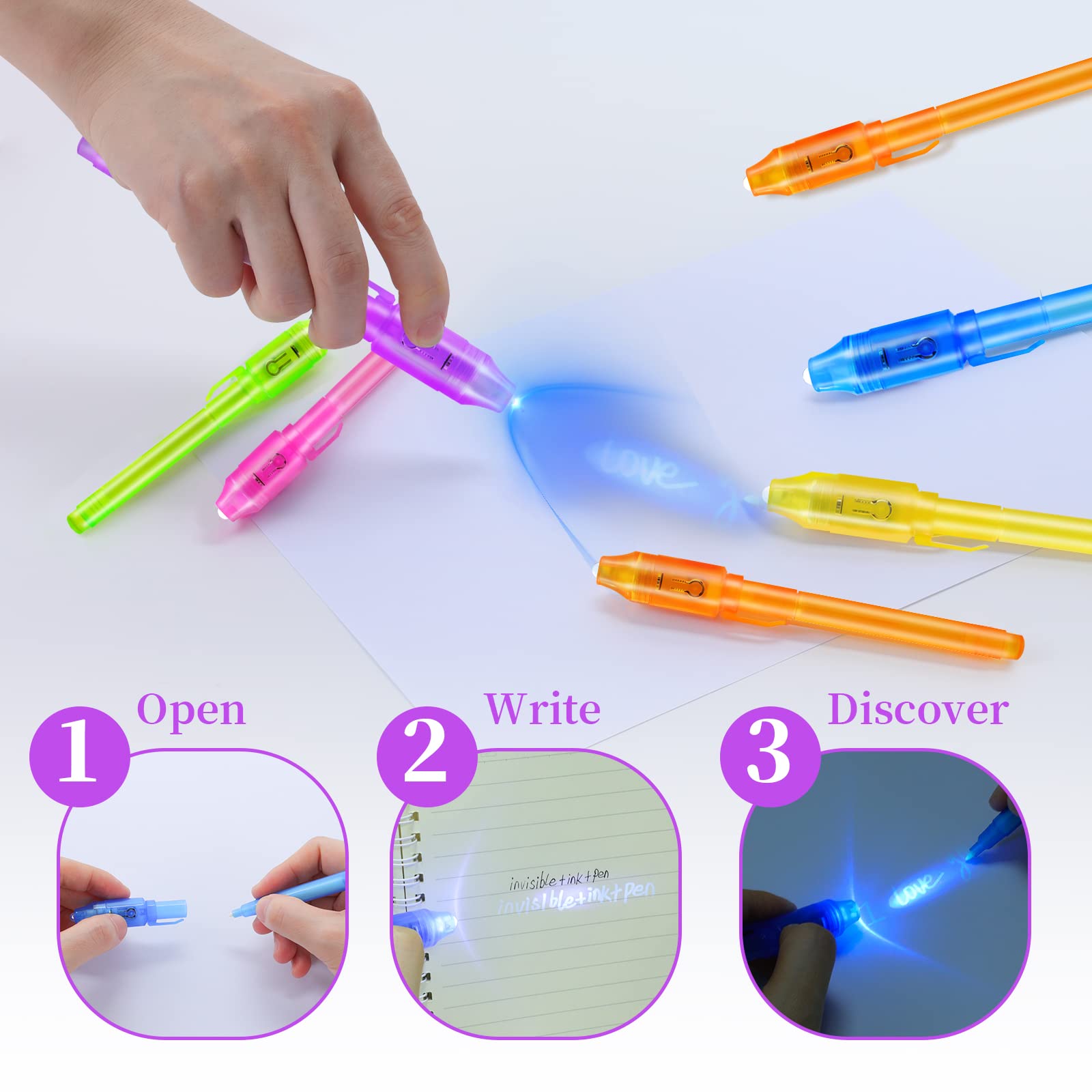 Stylo à encre Invisible, 10 pi - Highlighter Set Pastel avis et prix