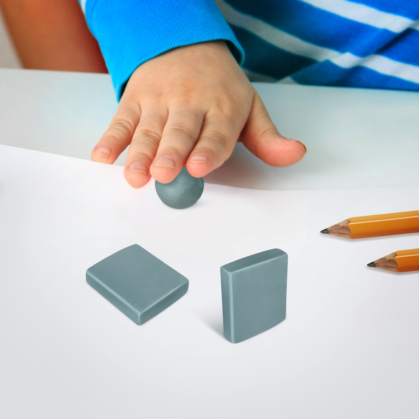 12 gommes à effacer malléables - Rubber Eraser Kneaded avis et prix