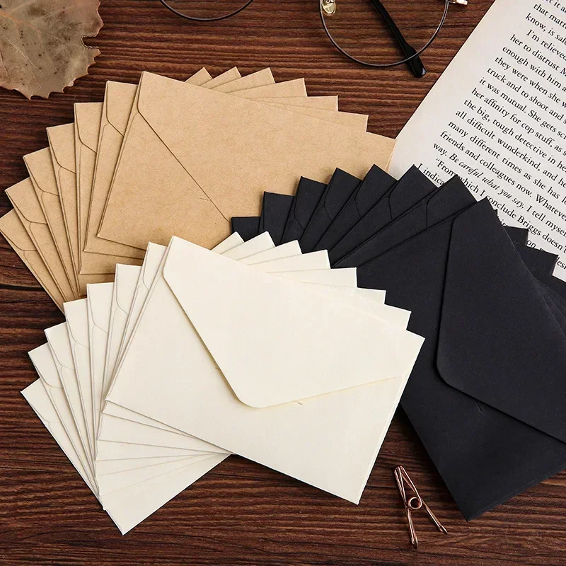 20/40/80 pièces classique blan - Letter Envelope Kraft avis et prix