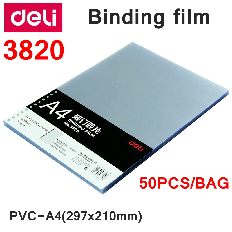 50PCS Deli 3820 Film de reliur - Binding Comb Plastic avis et prix