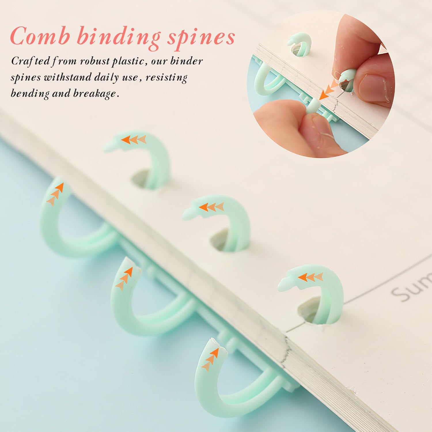 5/10pcs peignes de reliure épi - Binding Comb Plastic avis et prix