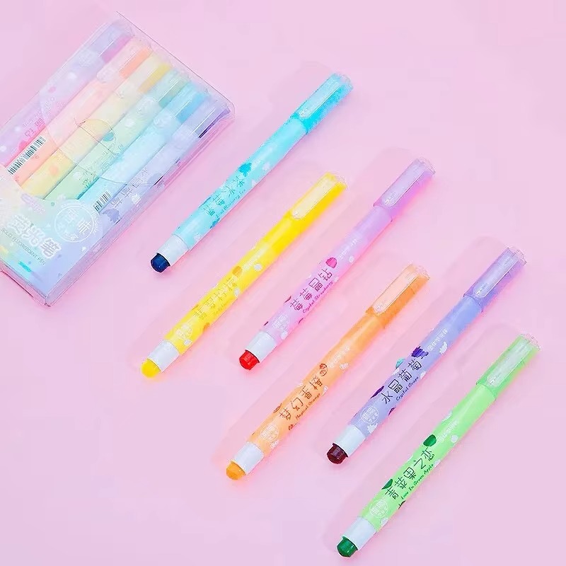 Surligneurs en Gel Pastel, 6 c - Highlighter Set Pastel avis et prix