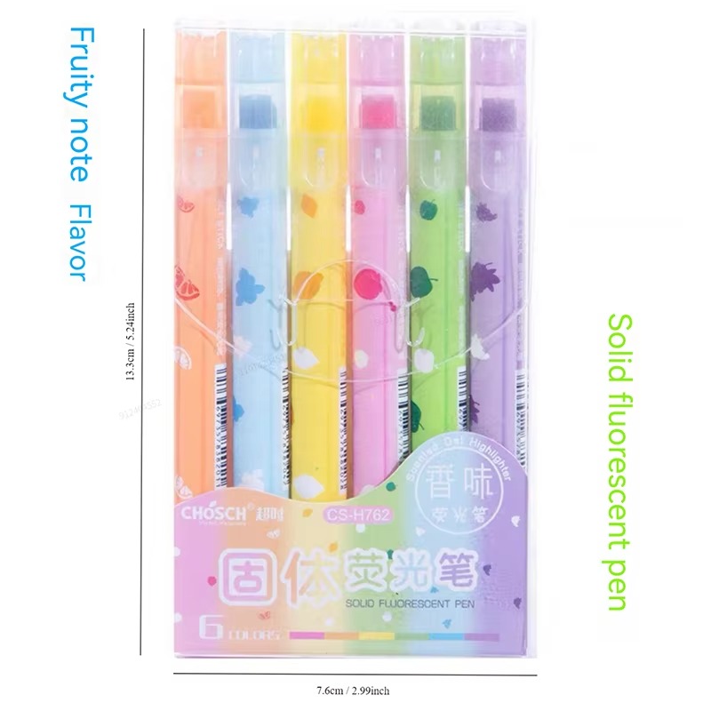 Surligneurs en Gel Pastel, 6 c - Highlighter Set Pastel avis et prix