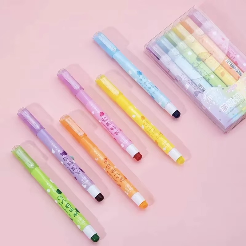 Surligneurs en Gel Pastel, 6 c - Highlighter Set Pastel avis et prix